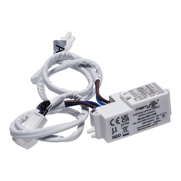 Plug In Microwave Sensor On/Off for Ultra CCT V2 & Merit LED CCT Battens
